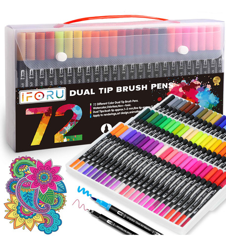 Iforu 72colors Para Colorear Brillantes