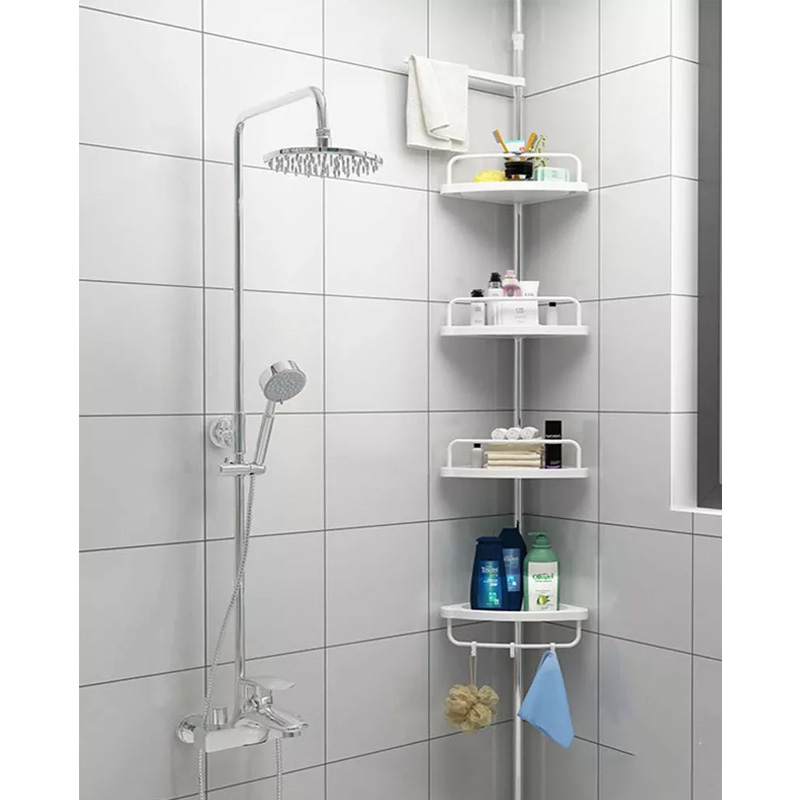 Organizador de baño 4 estantes esquineros.