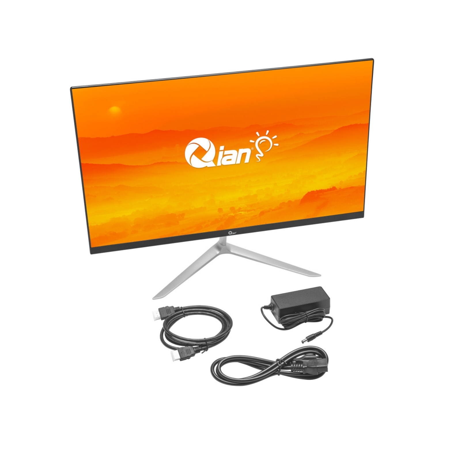 MONITOR QIAN QM2382F 23.8" LED FRAMELESS FULLHD VGA HDMI SIN MARCO.