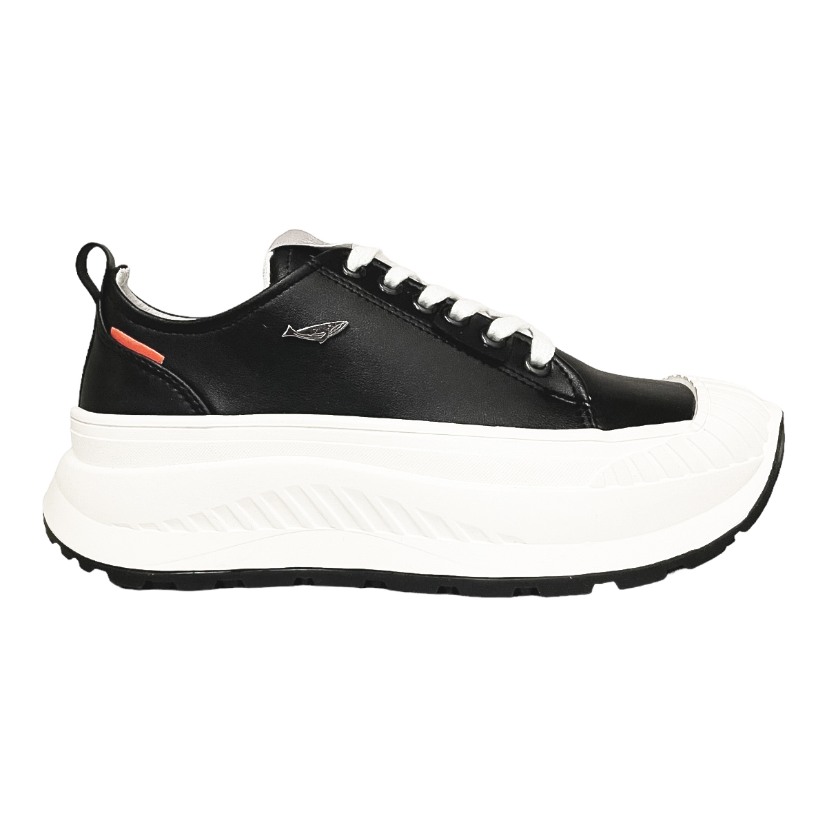 Tenis Negros Con Plataforma Mujer Hemisferios 