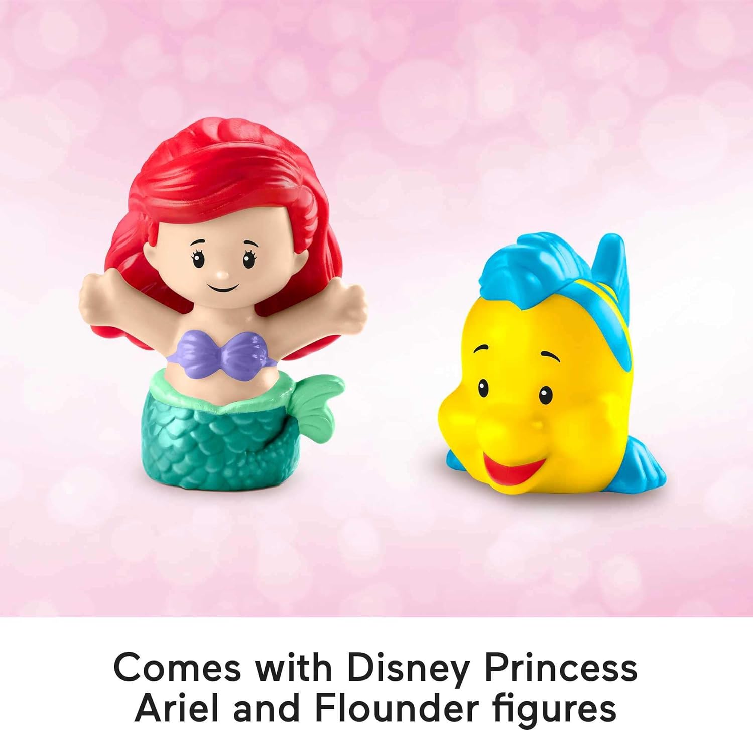 Little People Disney Princesa Set De Juego Carruaje De Ariel.
