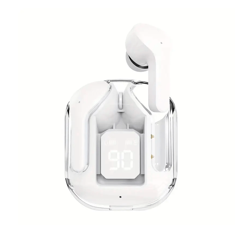 Smartwatch Reloj Inteligente Color Blanco smart Mas Audifonos Inalámbricos In-ear Manos Libres  Con Bluetooth 5.0 Diseño Ergonómico.