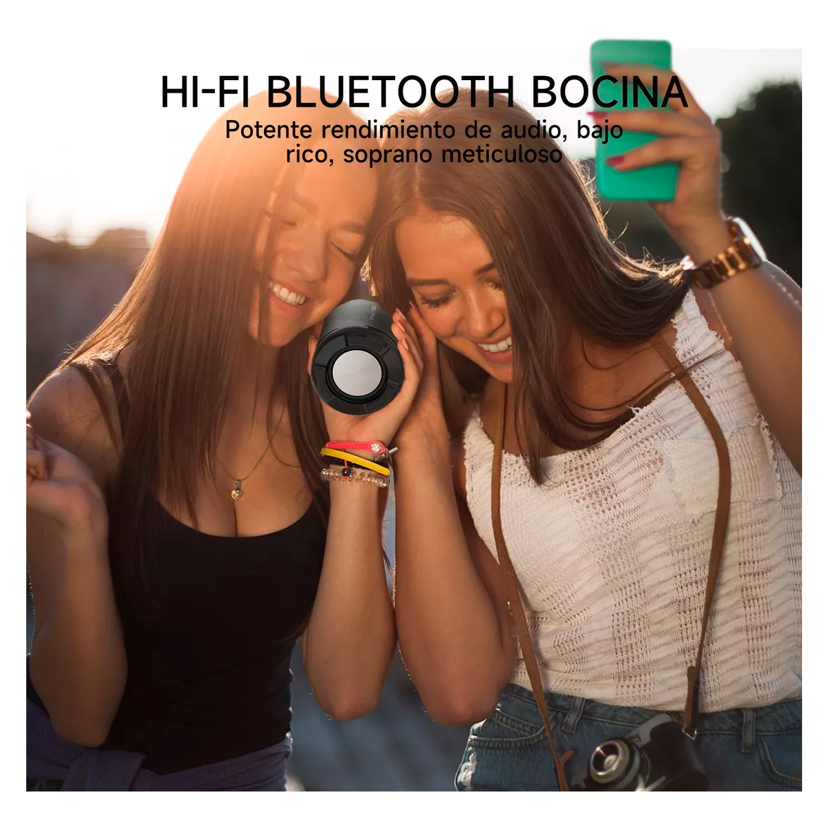 Mini Bocina Portátil Bluetooth Inalámbrica Altavoz Sd