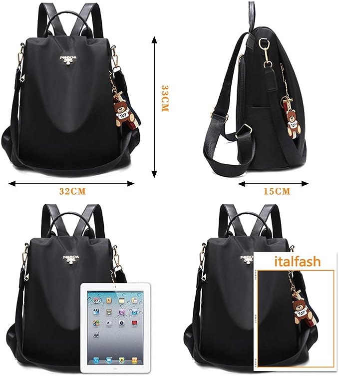 A Mochilas Antirrobo para Mujer Moda Mochila Bolso de Casual Hombro Gran Capacidad Mochila de Viaje.