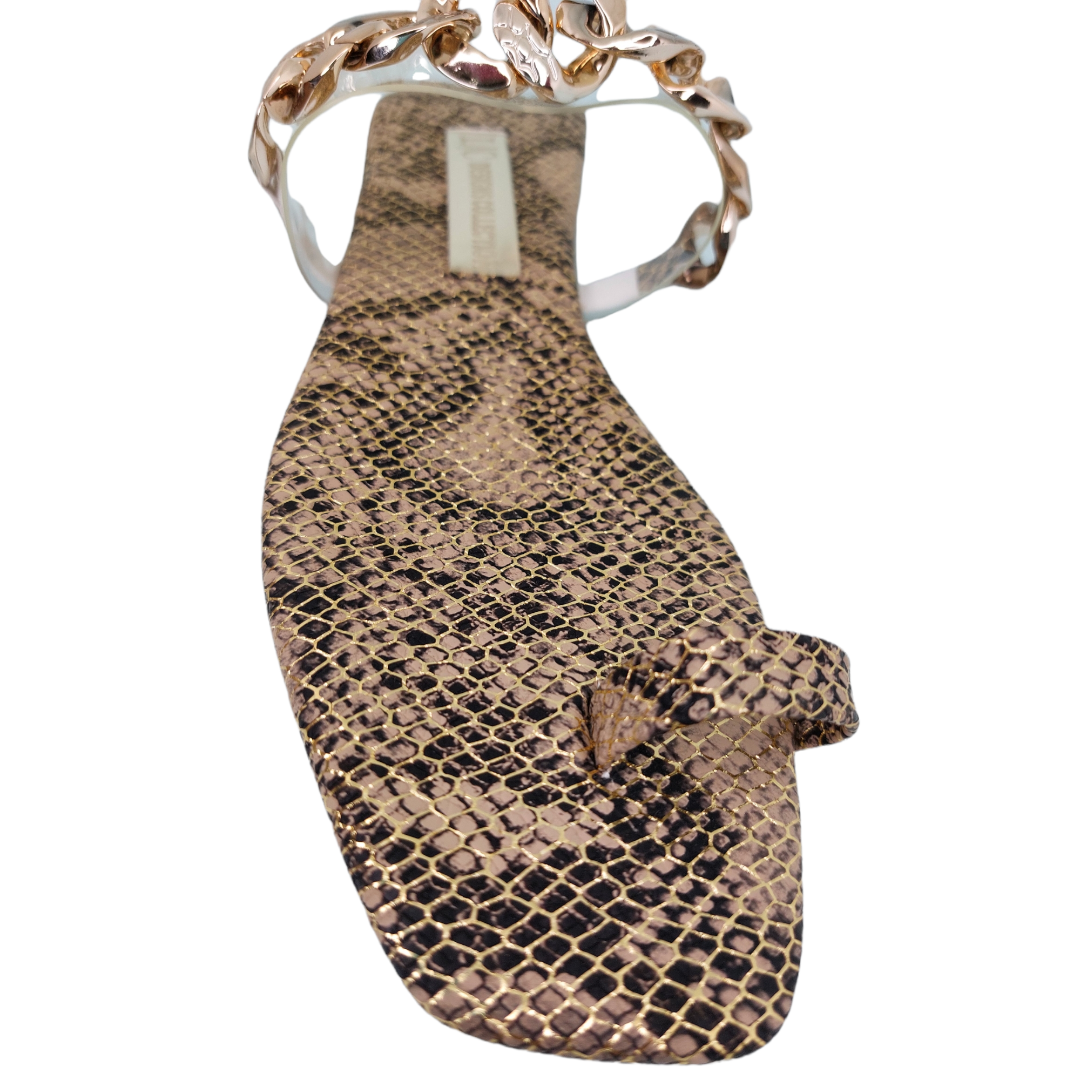 Sandalia Cadena Print LC DESIGNS COLLECTION.
