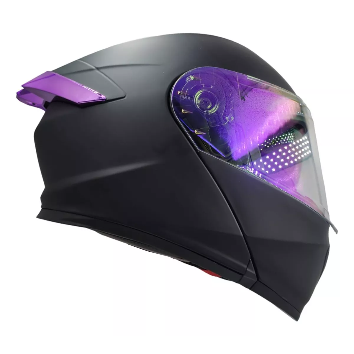 Casco Mujer Certificado Abatible Night Vision Talla XL.