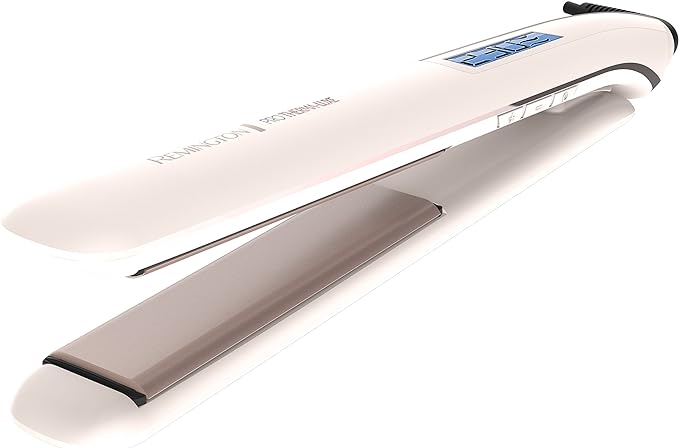 A Plancha Alaciadora Remington Pro Therma-Luxe Peinados de Larga Duración, S9100.