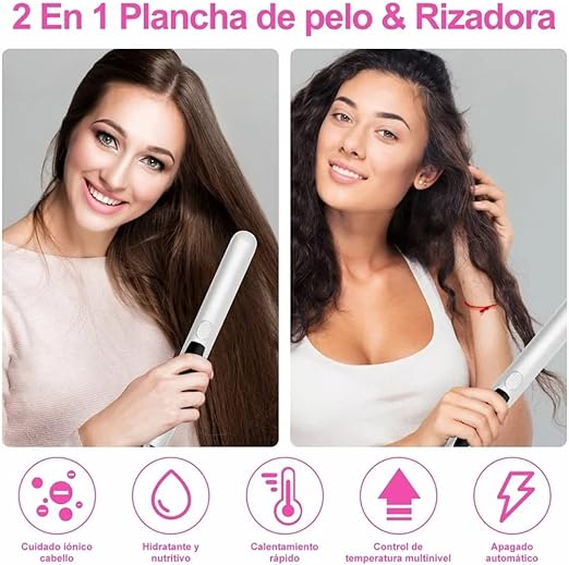 Rizar el fashion pelo con plancha rápido