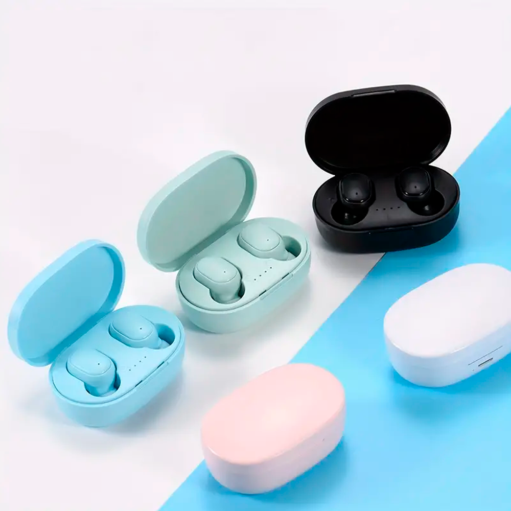 Audifonos Inalámbricos In-ear Manos Libres  Con Bluetooth 5.0 Diseño Ergonómico Color Blanco Mas Smartwatch Reloj Inteligente.