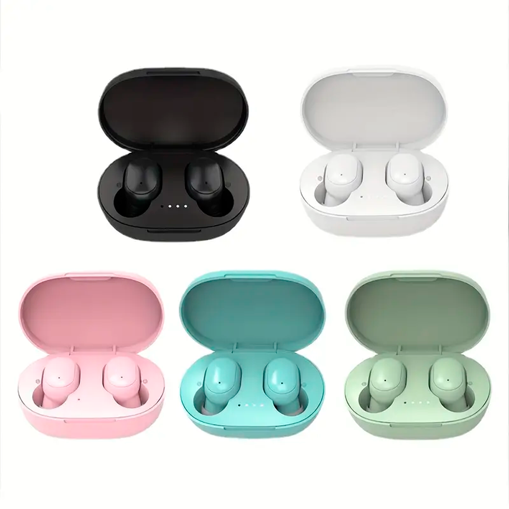 Audifonos Inalámbricos In-ear Manos Libres  Con Bluetooth 5.0 Diseño Ergonómico Color Blanco Mas Smartwatch Reloj Inteligente.
