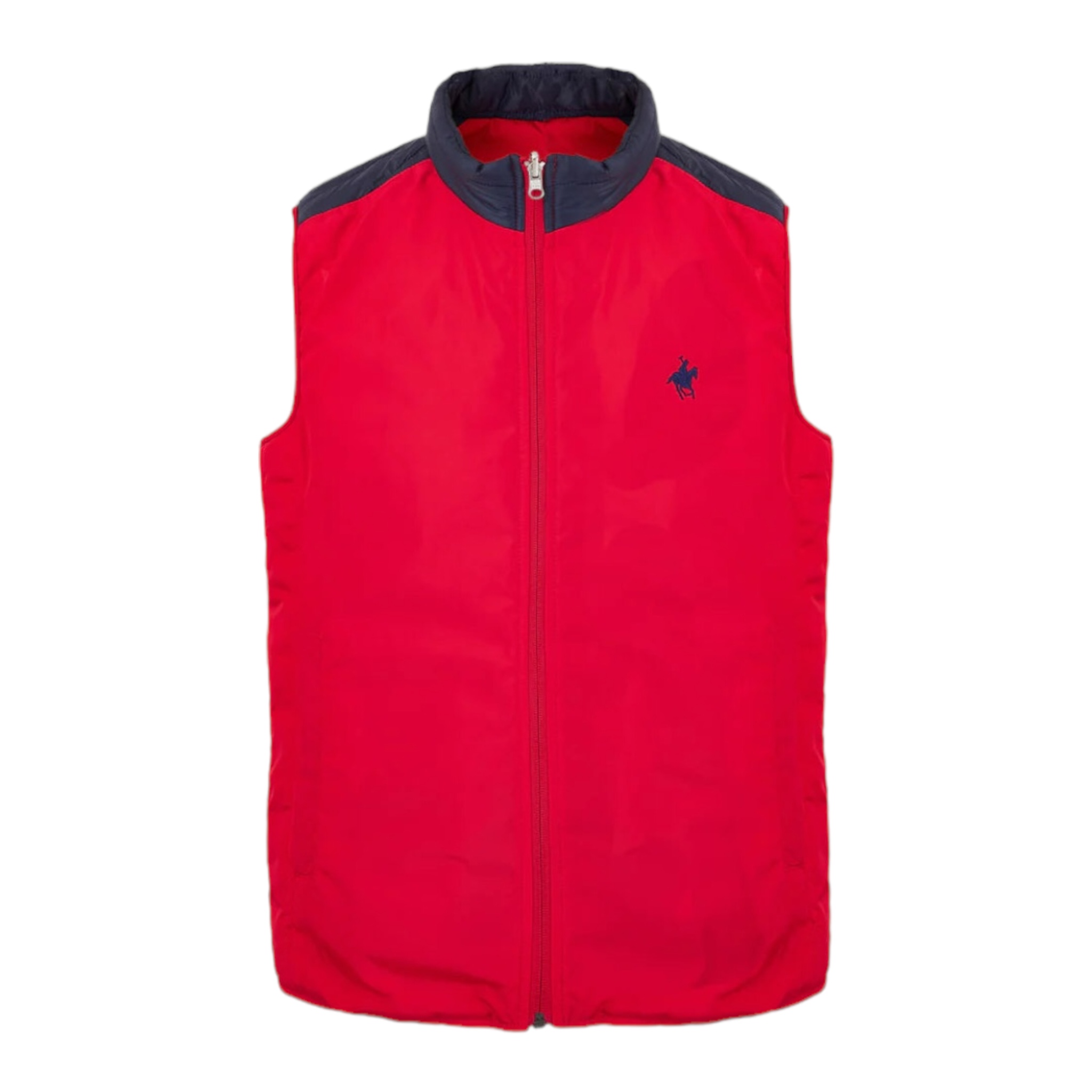 Chaleco Doble vista Marino/Rojo Polo