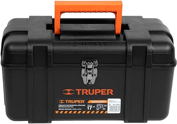 Truper CHP-17X, Caja plástica para herramientas, industrial, 17".