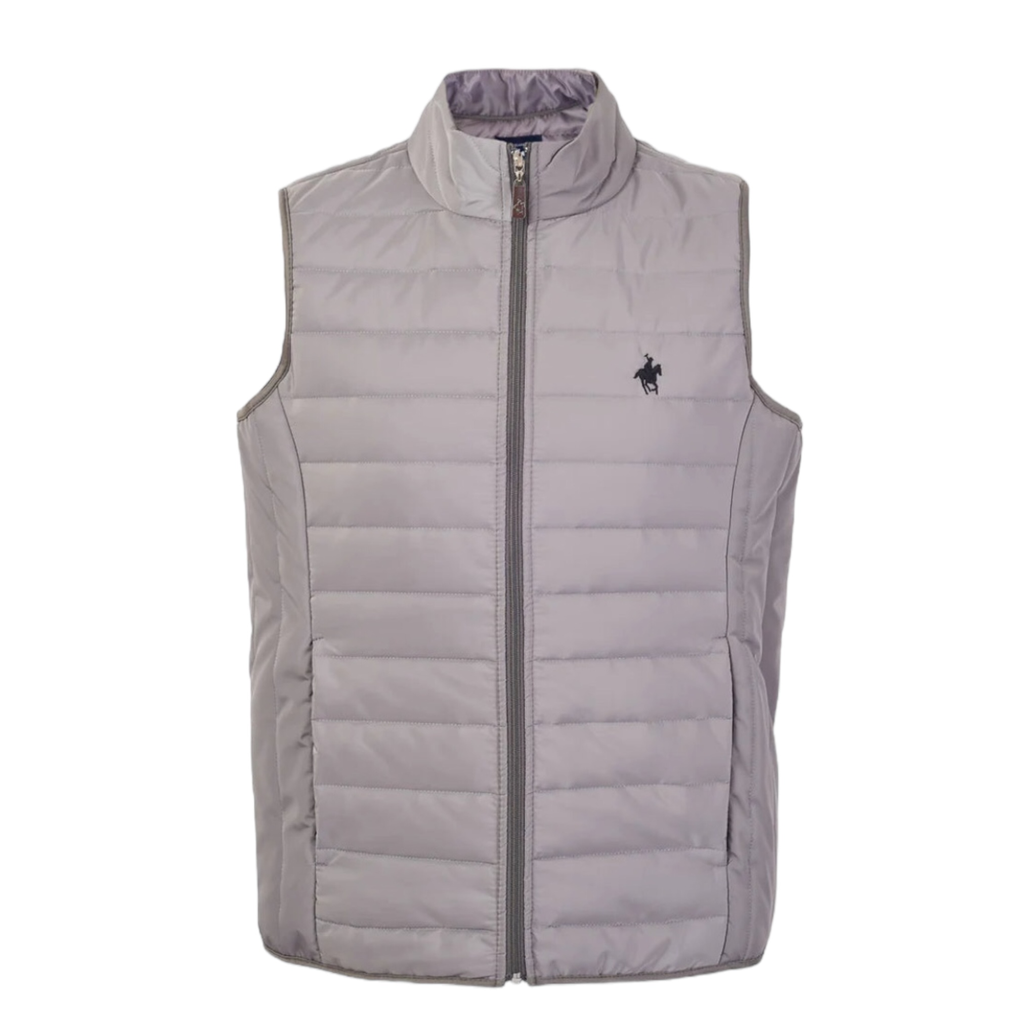 Chaleco Gris Capitonado Polo Team.