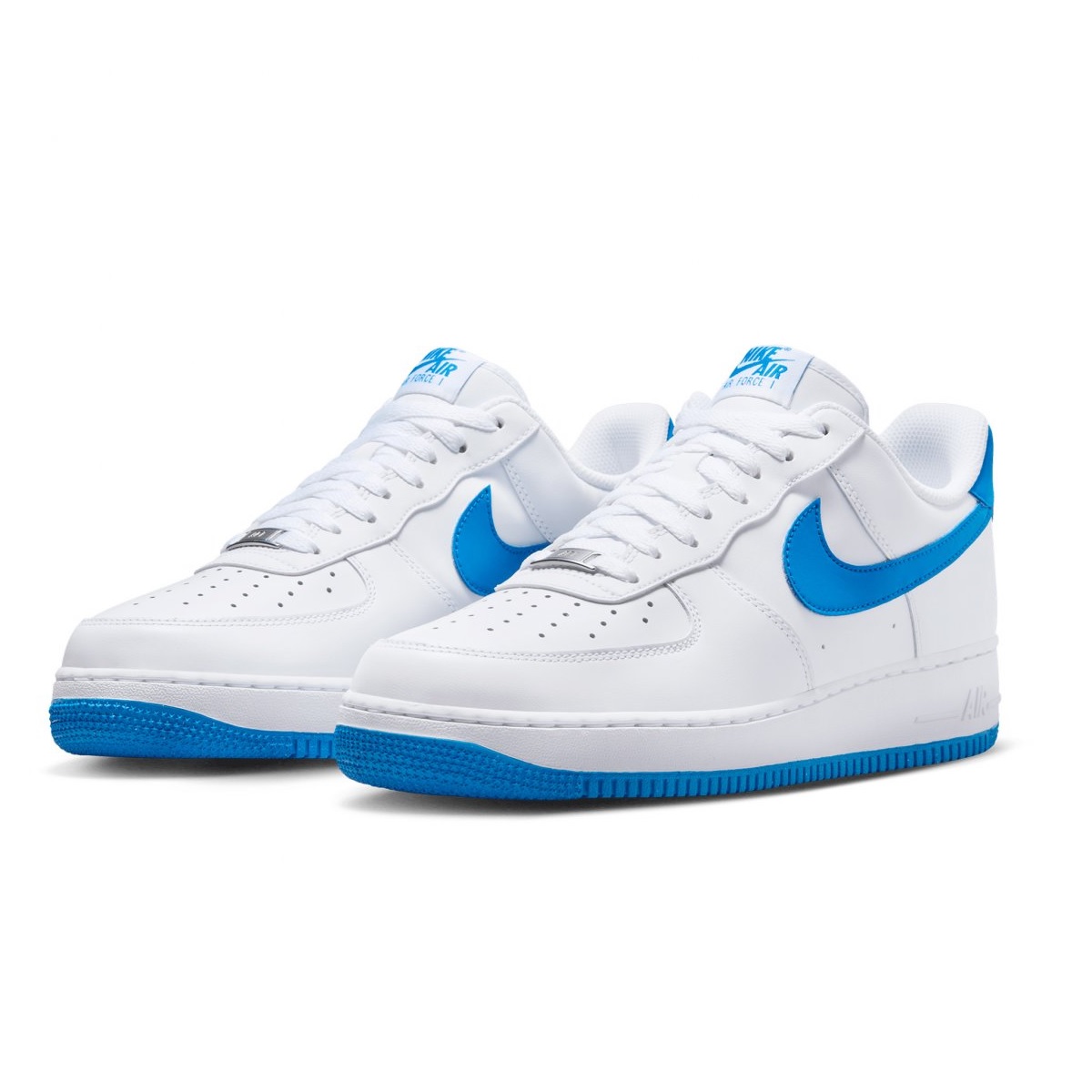 Tenis Nike Air Force 1 07 Blanco azul Hombre Talla 27.5