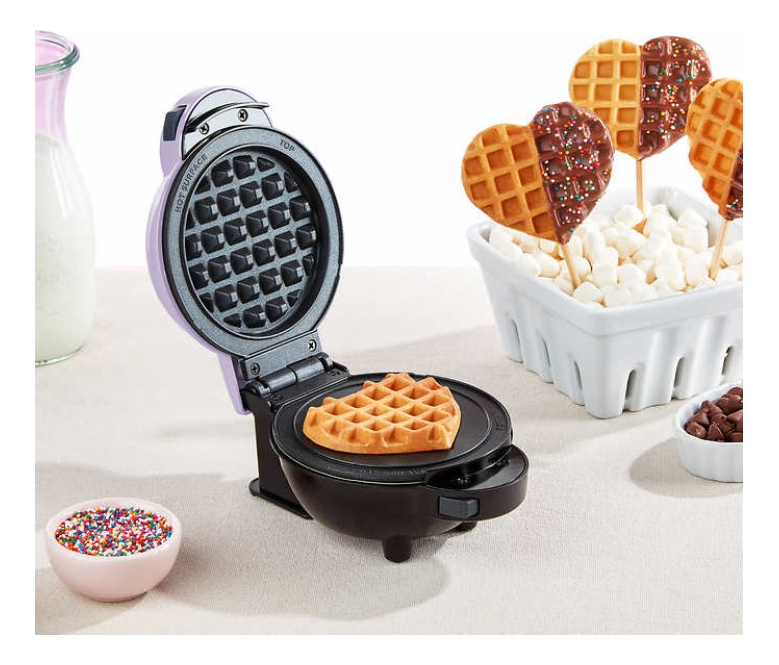 Mini Wafflera Dash 7 Placas Intercambiables + Estuche Almace.