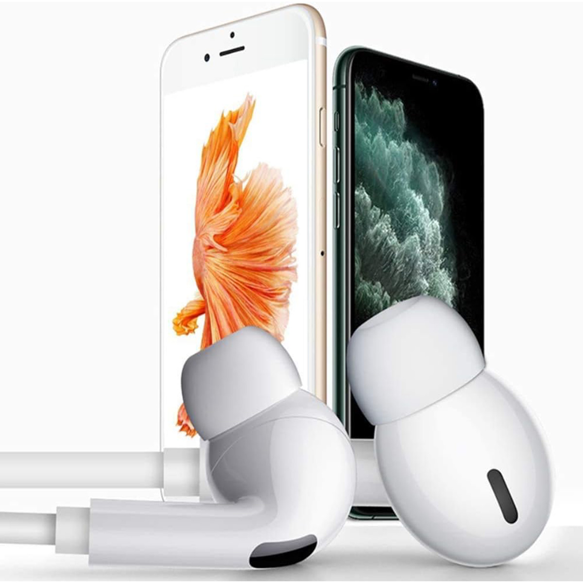 Manos Libres Earpods Goma Lightning Bluetooth iPhone Alta Calidad.