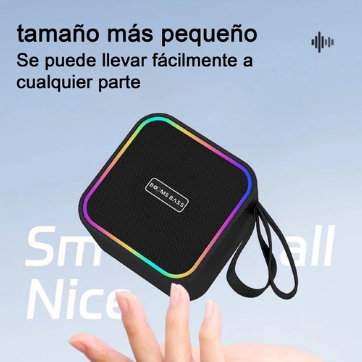 "Bocinas Bluetooth Portatil Recargables Karaoke C/micrófono negro "
