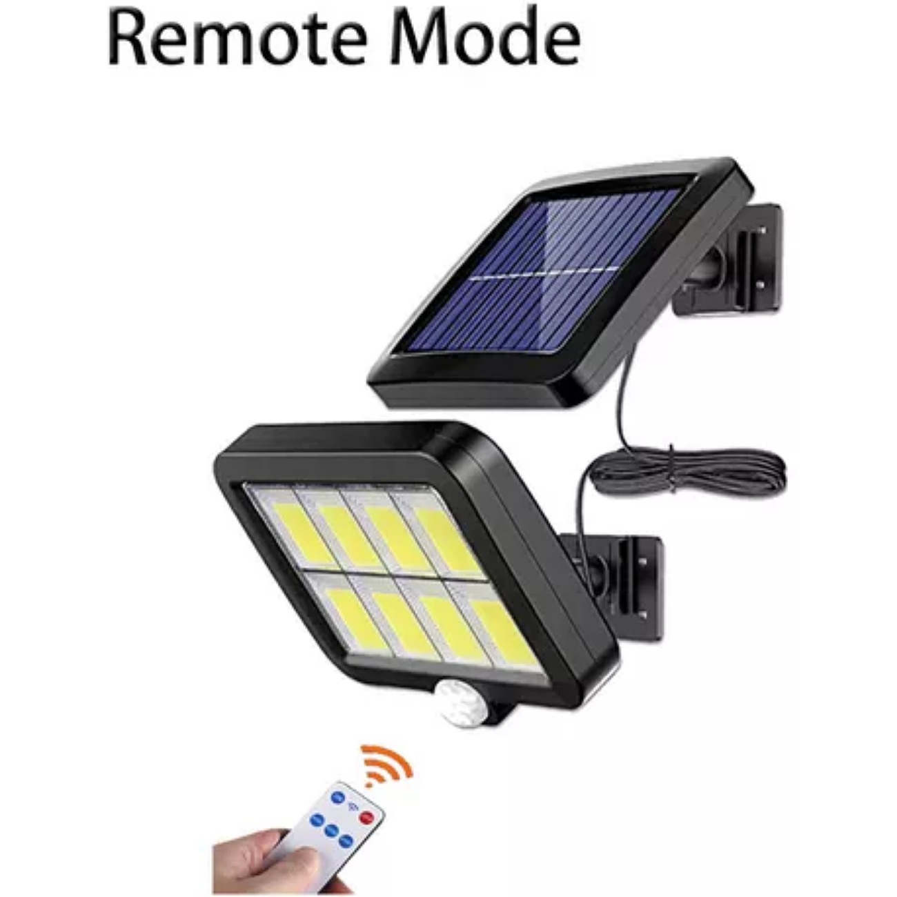 Lámpara Solar Exterior Luz Impermeable 160 led 3 Modos+remoto