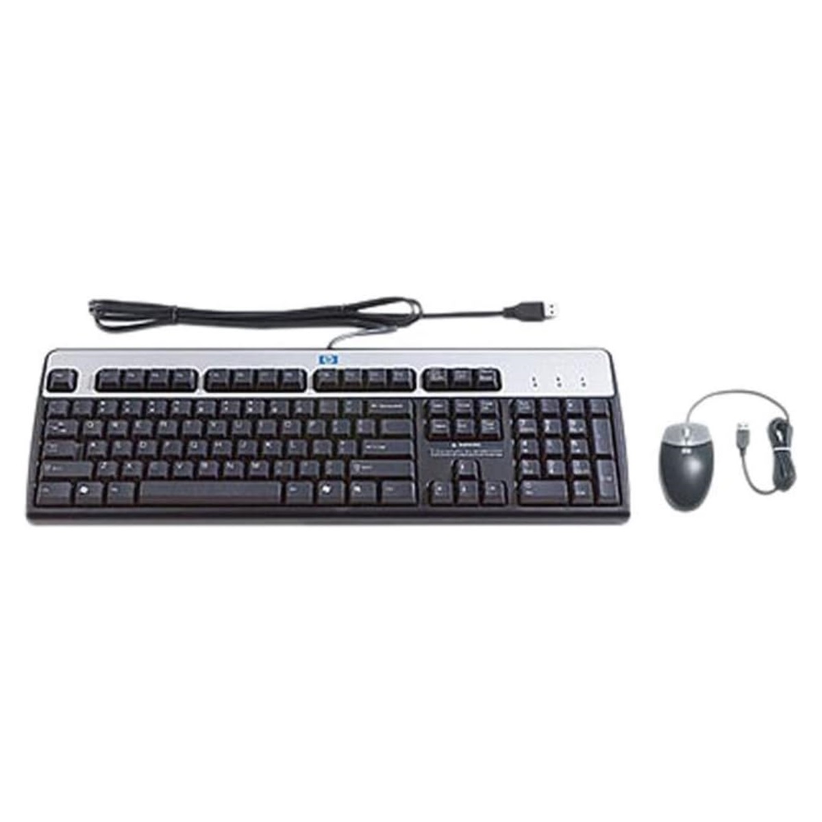 Kit de Teclado y Mouse HPE 631341-B21 Alambrico USB Inglés