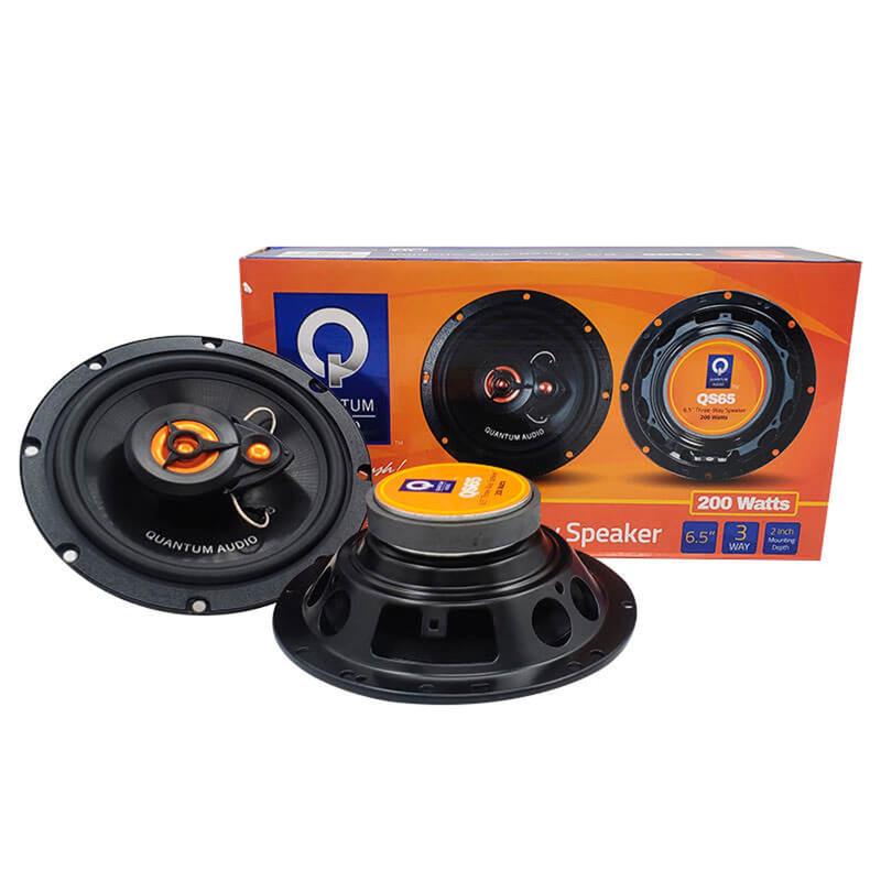 Bocinas Triaxiales 6.5 Pulgadas Quantum Qs65 200w 3 Vías.