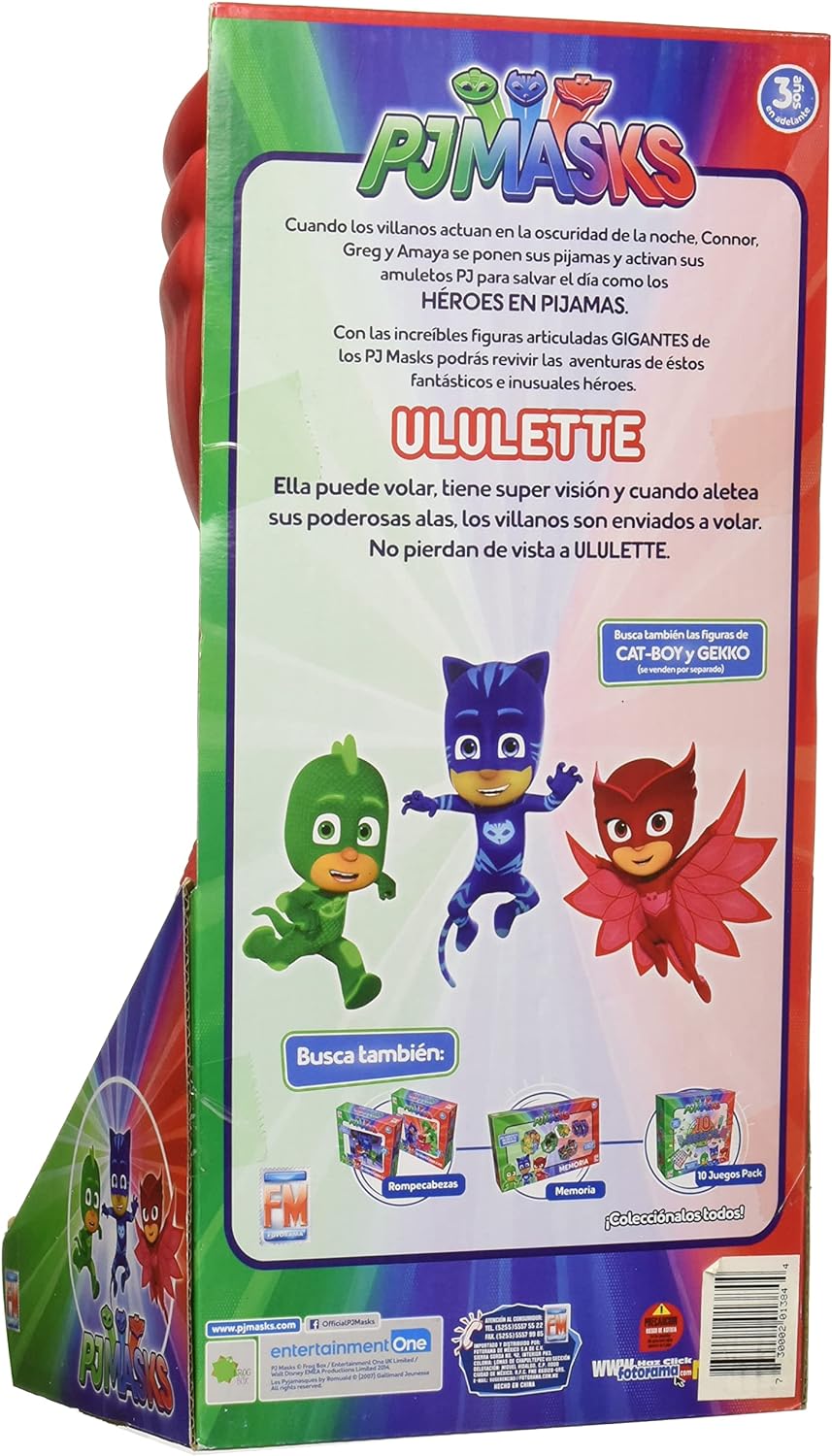 Pjmasks Ululette Figura Gigante Articulada 30 Cm De Altura.