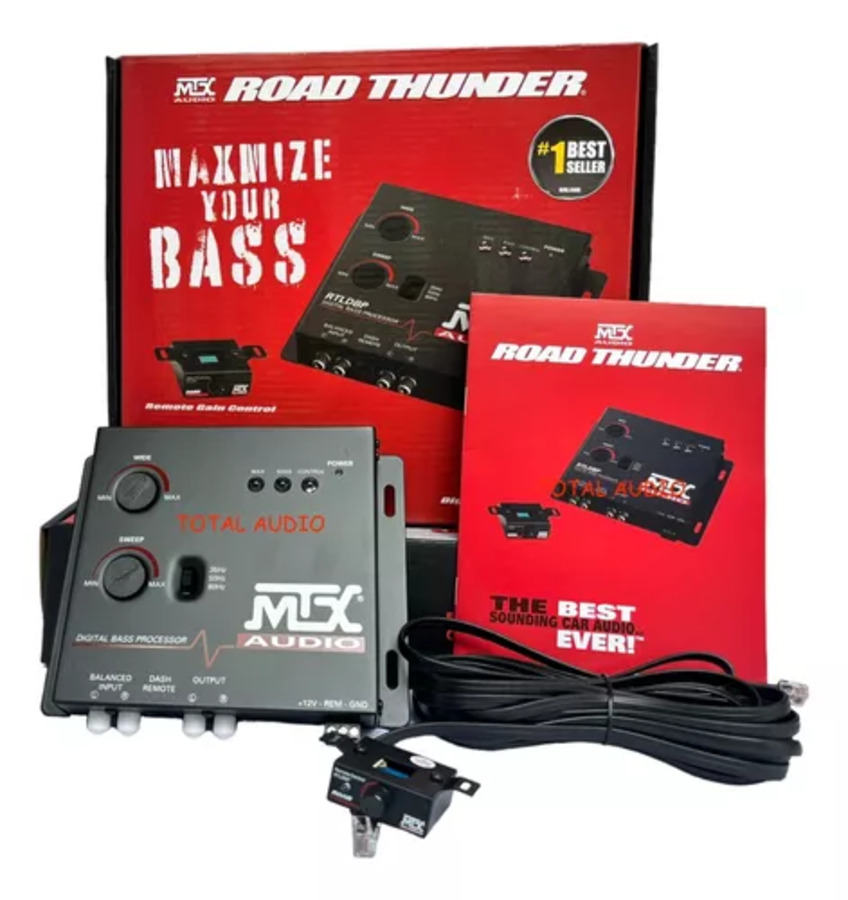 Epicentro MTX RTLDBP 13.5V Frecuencia 10hz-100khz.