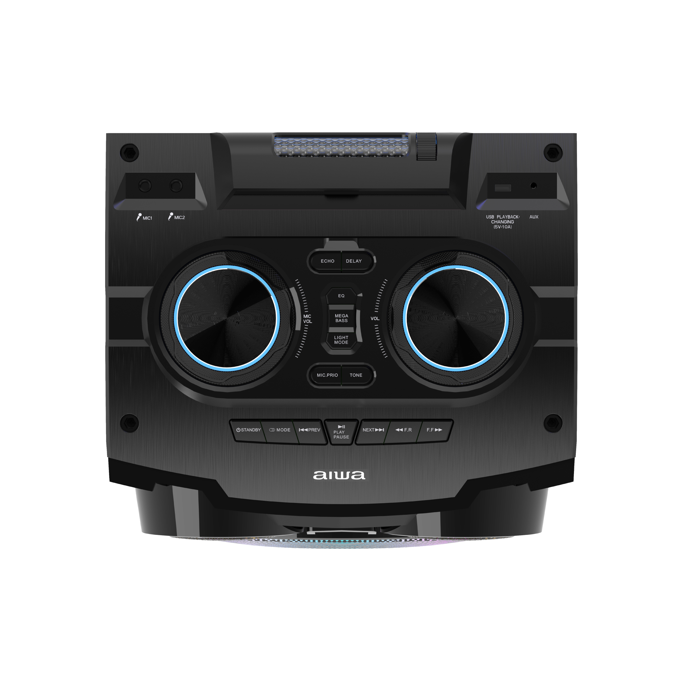 Bocina Aiwa Awpoc10l Bluetooth 2500w Pmpo Dj Fiesta