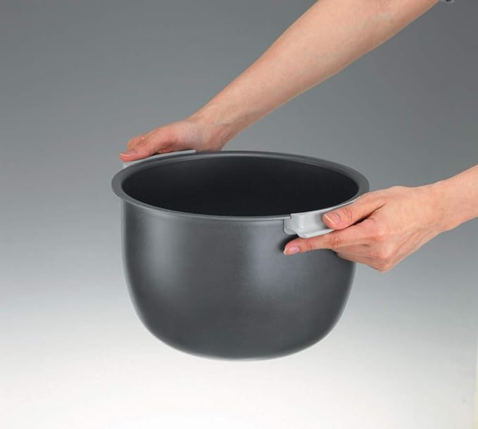 Zojirushi 5-1/2 taza (sin cocinar) Neuro Fuzzy Olla arrocera y calentador, blanco Premium, Blanco, 1,8L, 1.
