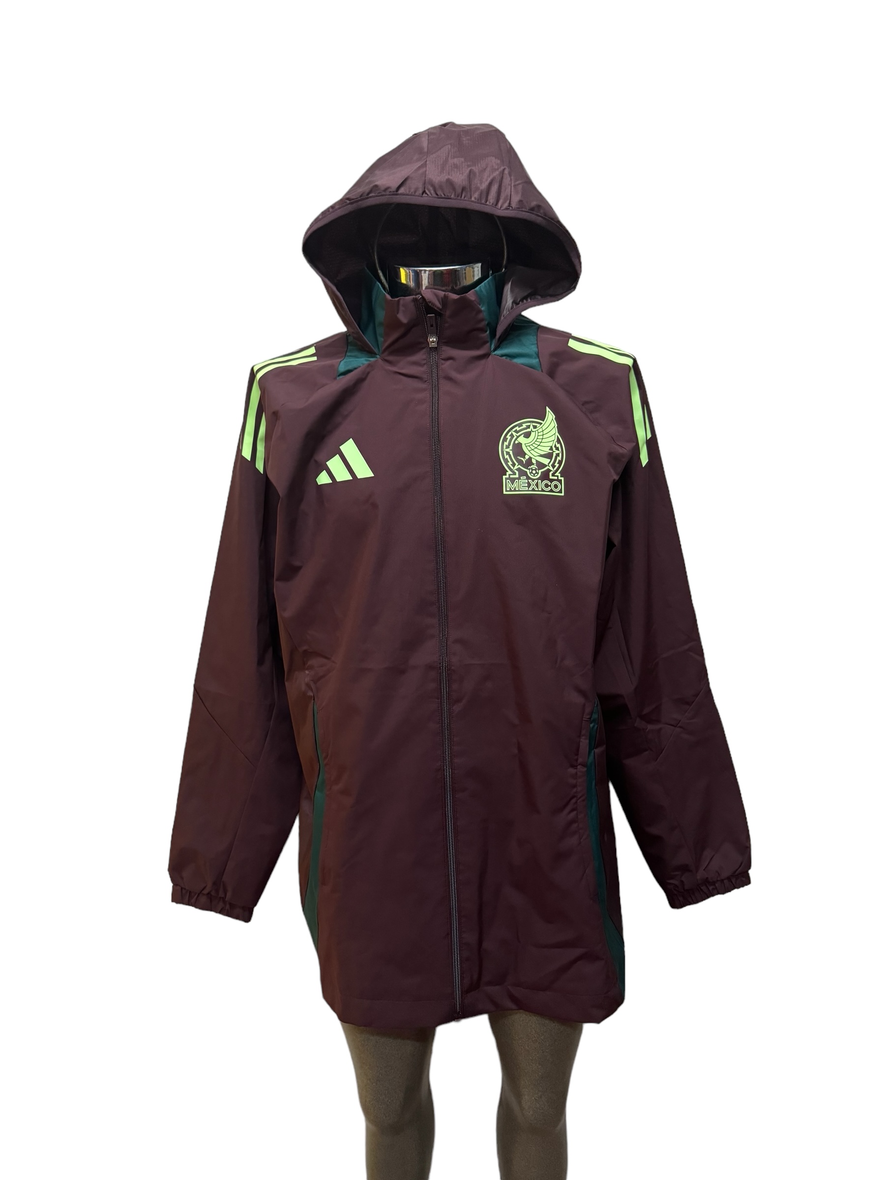 Chamarra Rompevientos Original Adidas Selección Mexicana 2024 IW7802