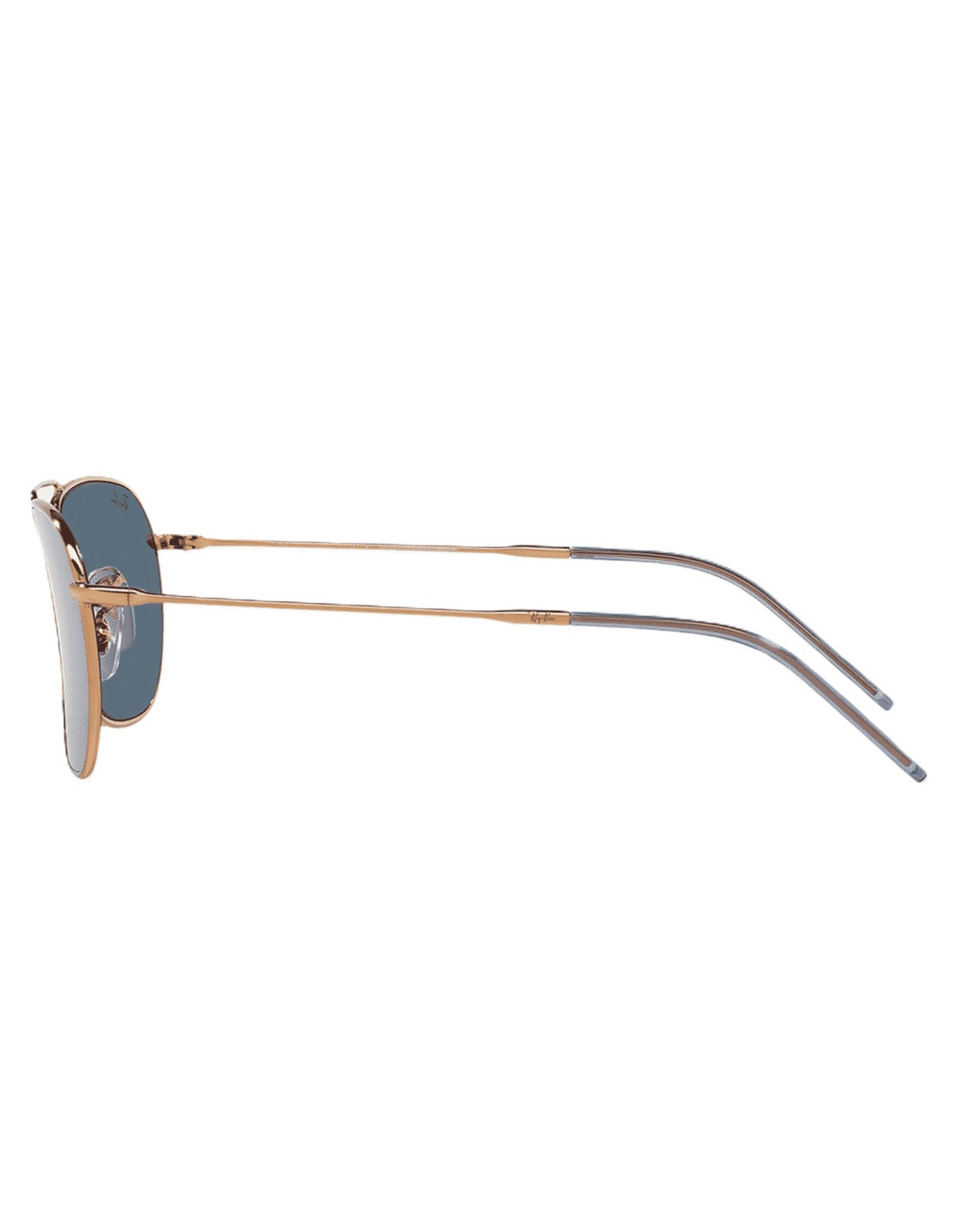 Lentes de sol Ray Ban RB0102s 9202/3A Caravan Reverse Blue Rose Gold