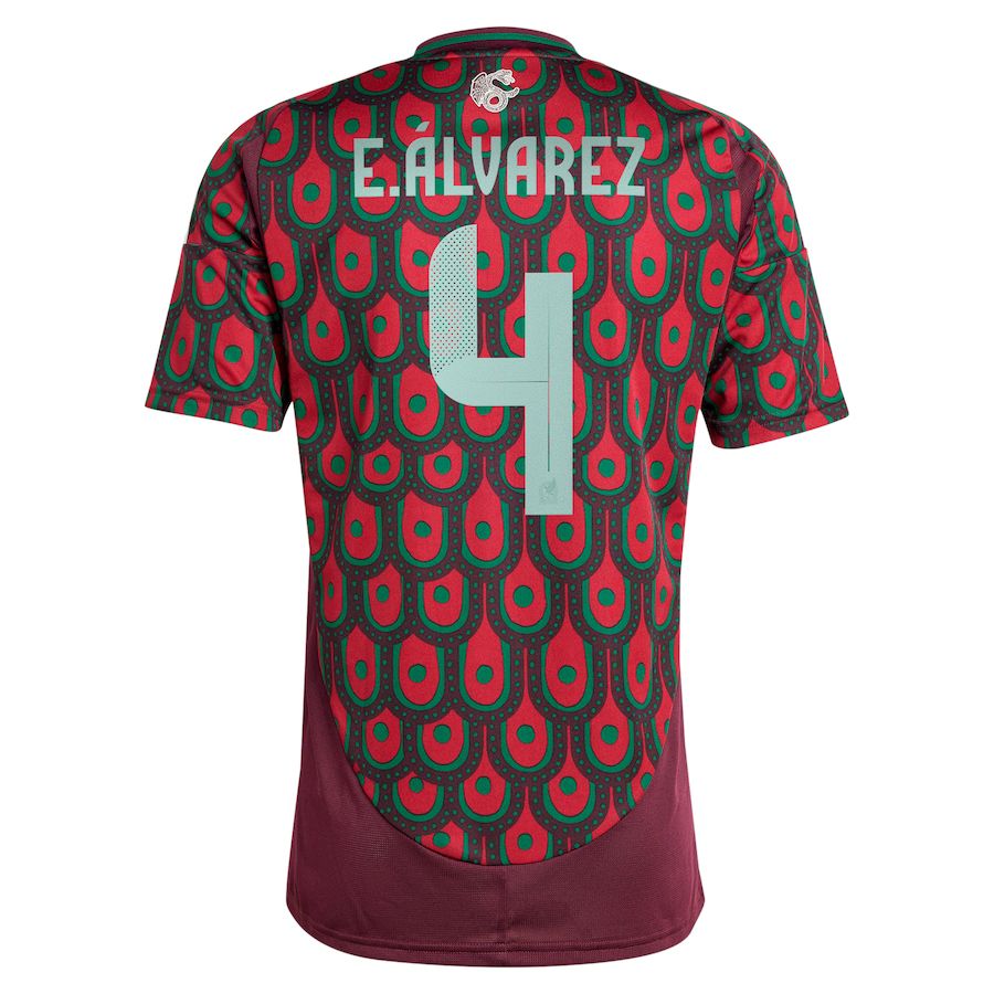 Nuevo! Jersey Mexico Copa America 2024 Local Titular Vino Edson Alvarez 4 El Machin Talla S.