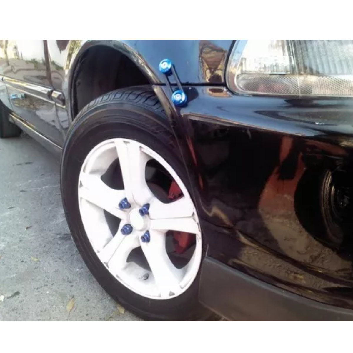Sujetadores Facia Plano Tornillo Liga Bumper Fastener Plateado.