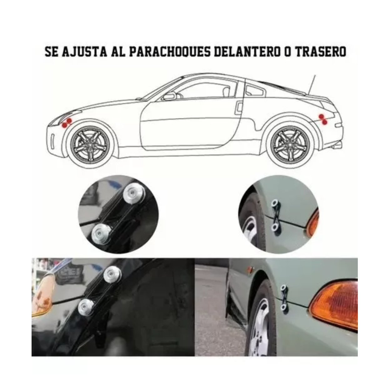 Sujetadores Facia Plano Tornillo Liga Bumper Fastener Plateado.