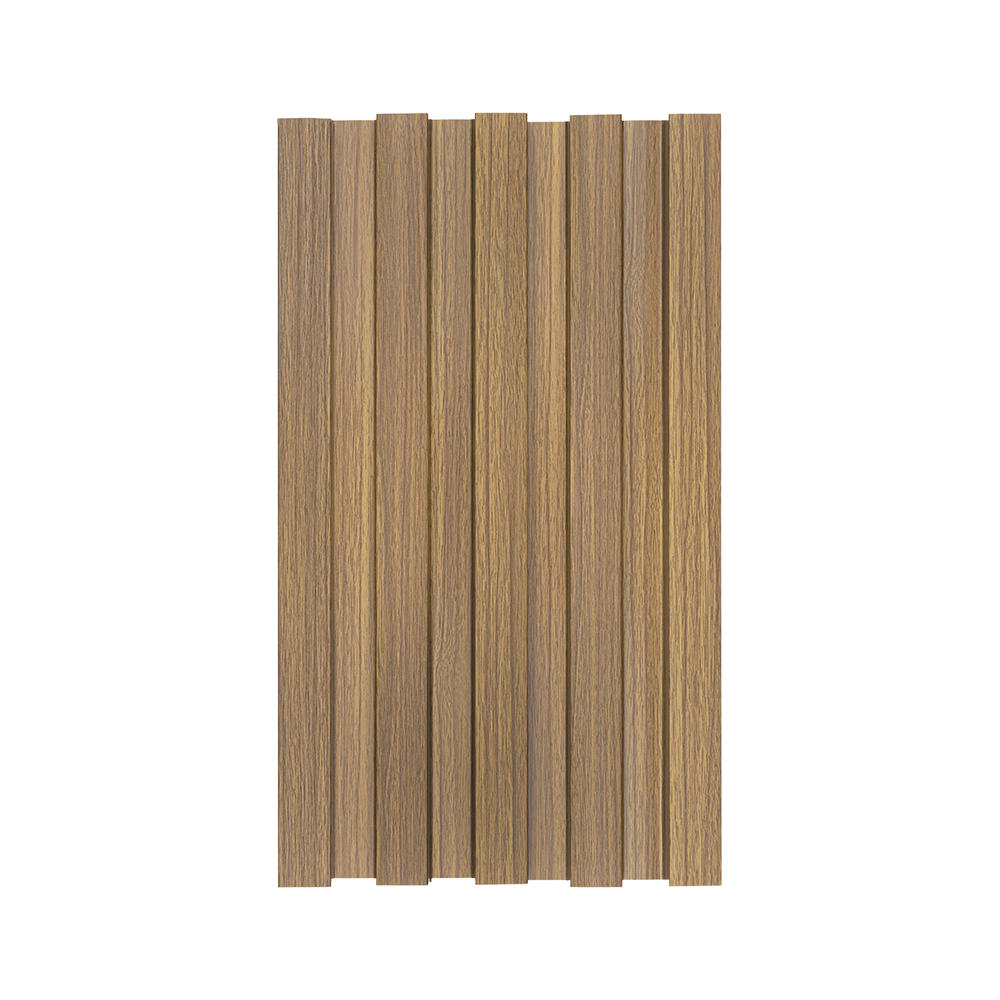 LAMBRIN DECORATIVO PREMIUM 3.4 M² 10 PZAS ESTILO MADERA COLOR CAFÉ CLARO .