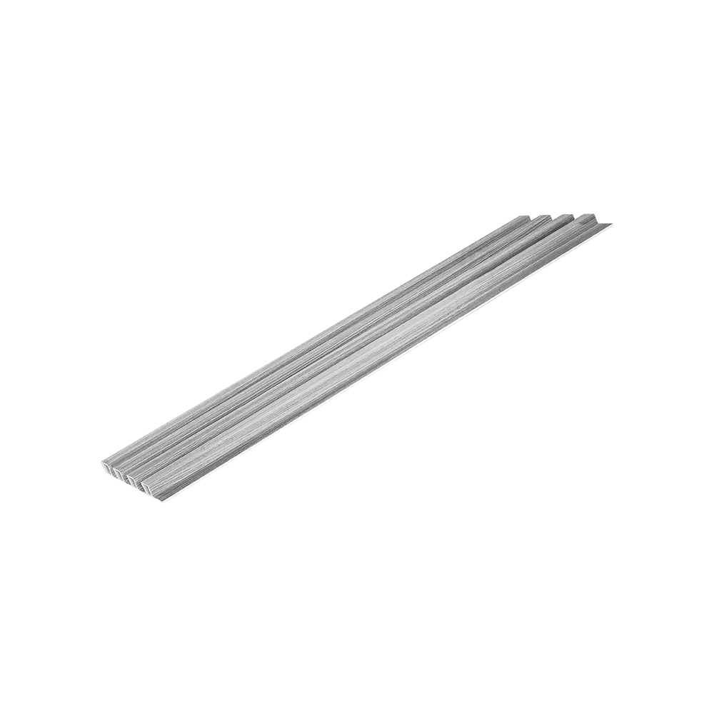 LAMBRIN DECORATIVO PREMIUM 3.4 M²  10 PZAS ESTILO MADERA COLOR GRIS .