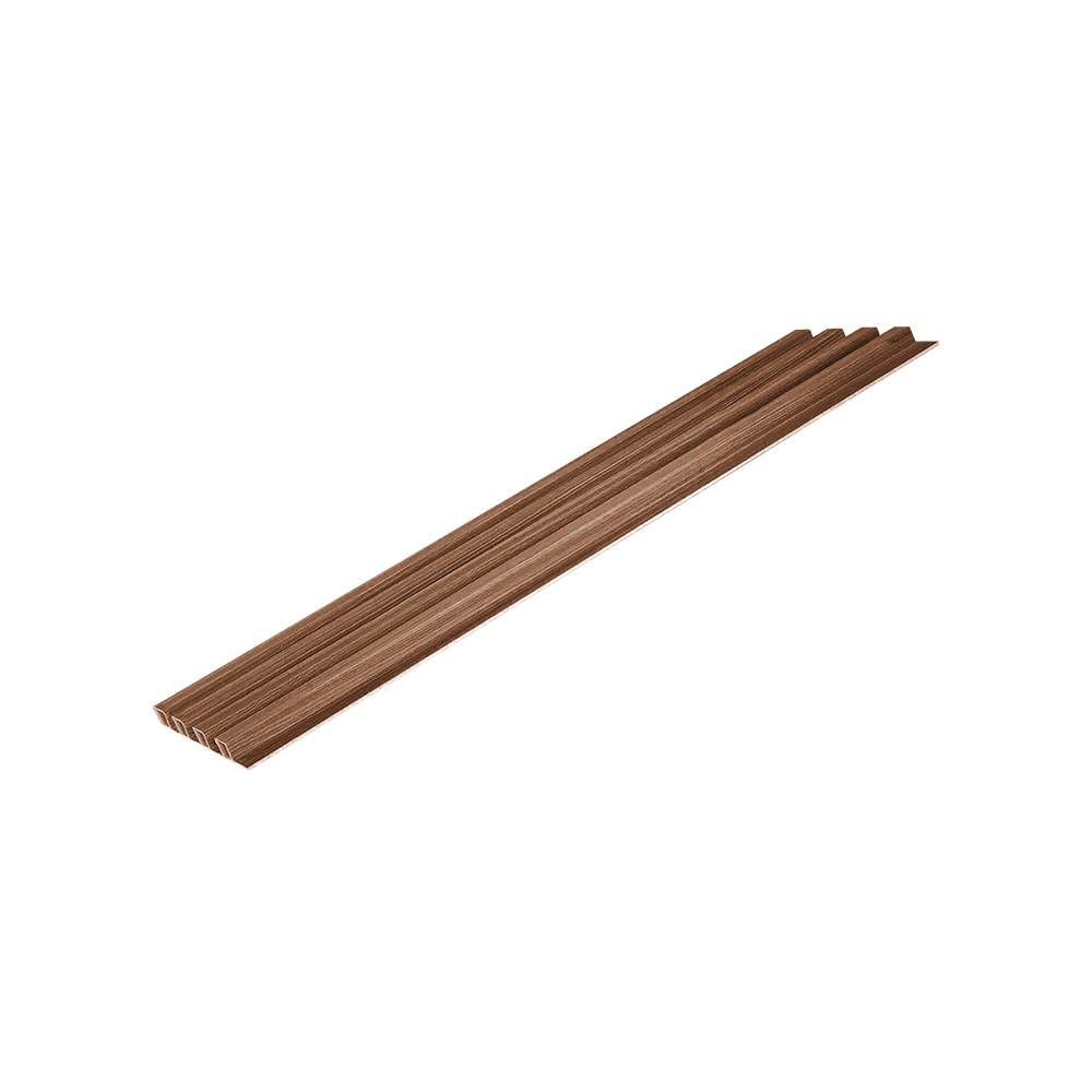 LAMBRIN DECORATIVO PREMIUM 3.4 M² 10 PZAS ESTILO MADERA COLOR  CAFÉ OSCURO .