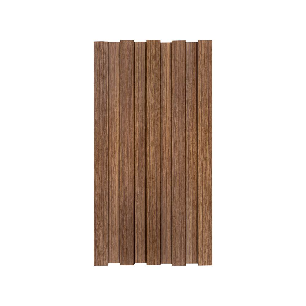 LAMBRIN DECORATIVO PREMIUM 3.4 M² 10 PZAS ESTILO MADERA COLOR  CAFÉ OSCURO .