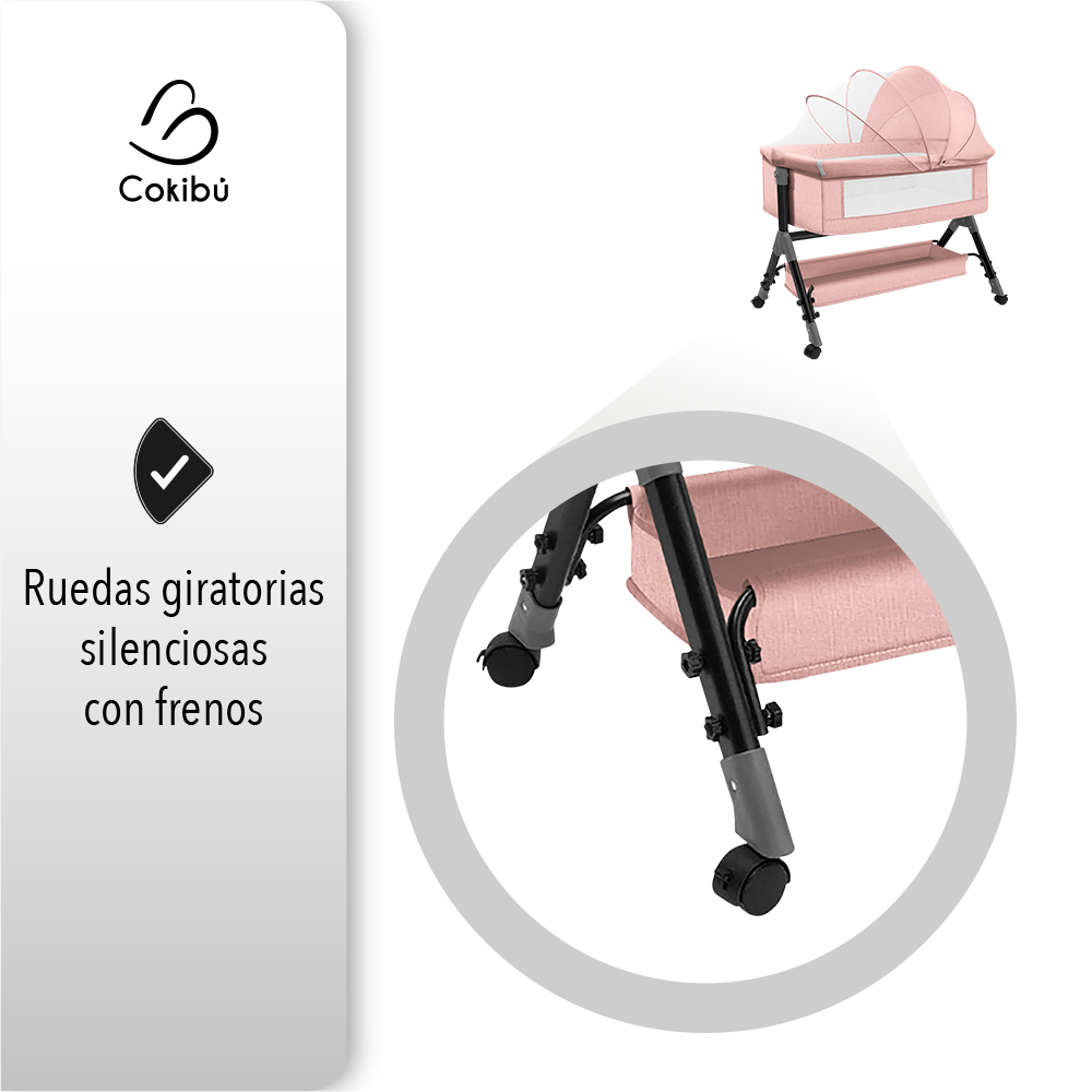 Cuna Moisés Para Bebé Con Mosquitero.