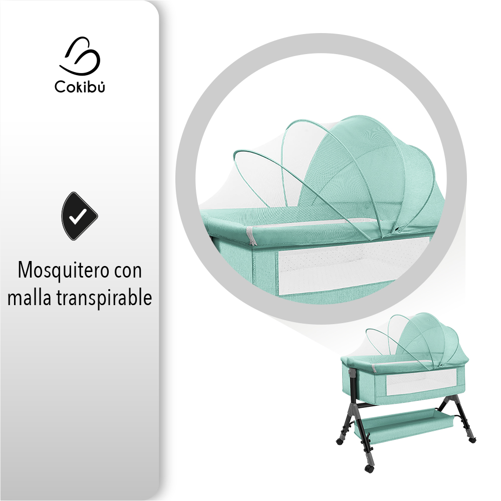 Cuna Moisés Para Bebé Con Mosquitero.