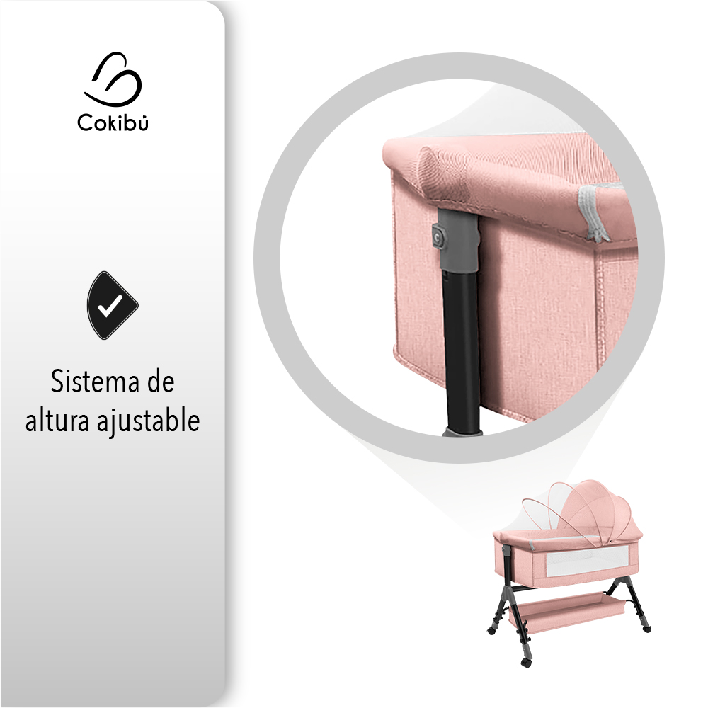 Cuna Moisés Para Bebé Con Mosquitero.