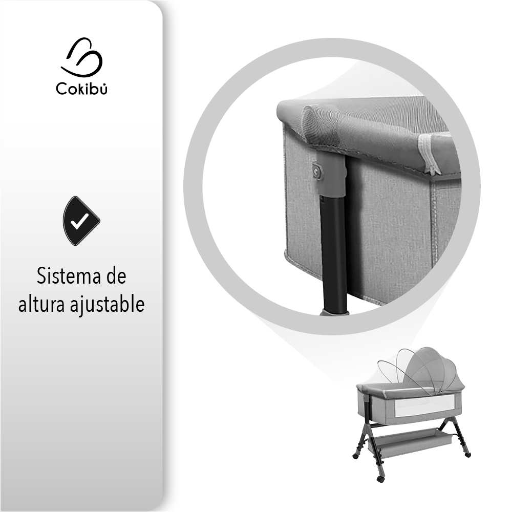 Cuna Moisés Para Bebé Con Mosquitero