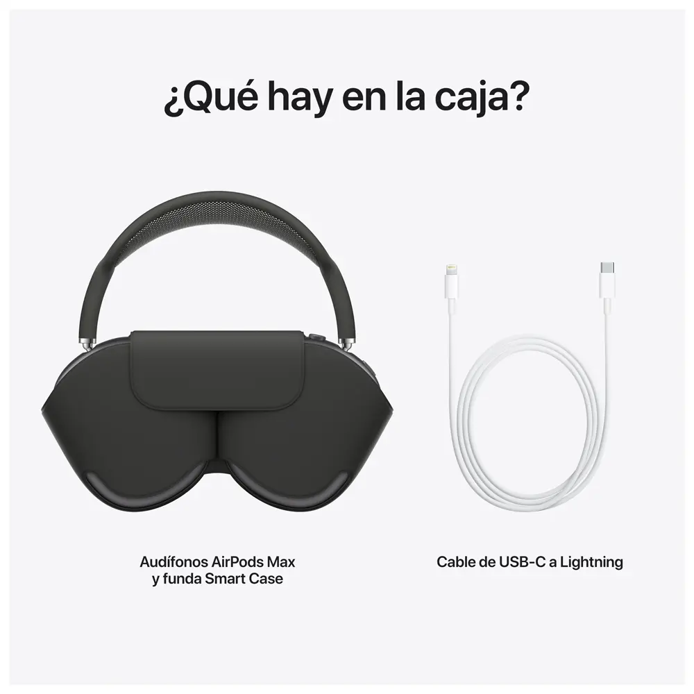 Audifonos Apple Airpods Max Gris Espacial.