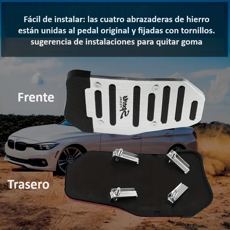 Juego de pedales para auto estandar.