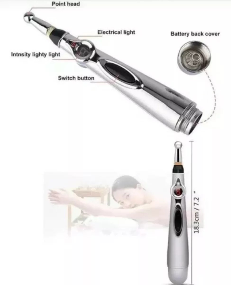 Pluma Acupuntura Electroestimulación Estrés Tensión Muscular.
