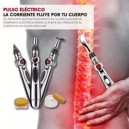 Pluma Acupuntura Electroestimulación Estrés Tensión Muscular.