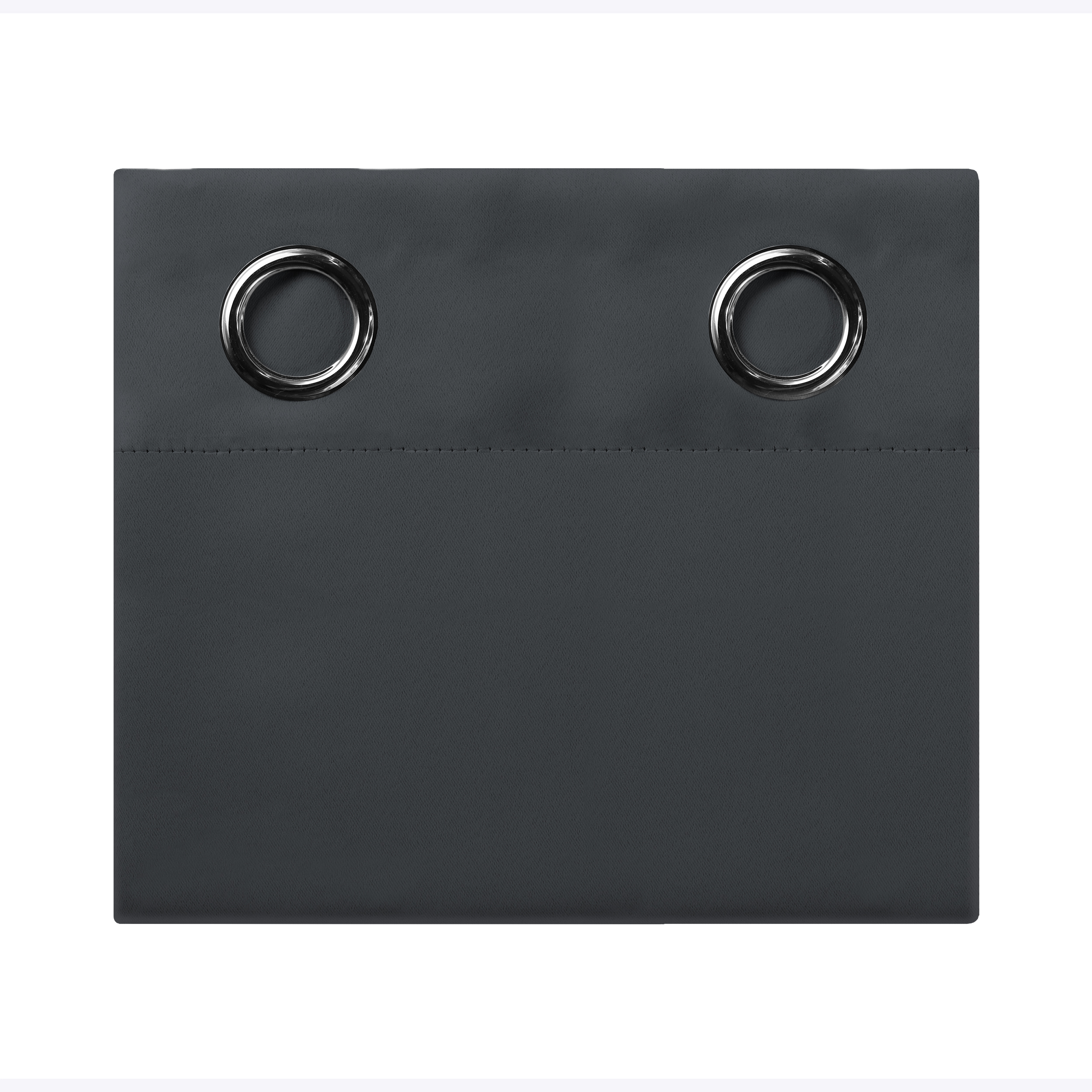 Cortinas Blackout Gris-Oxford Térmico Largas Lisa Opaca 95% Bloqueo Luz .