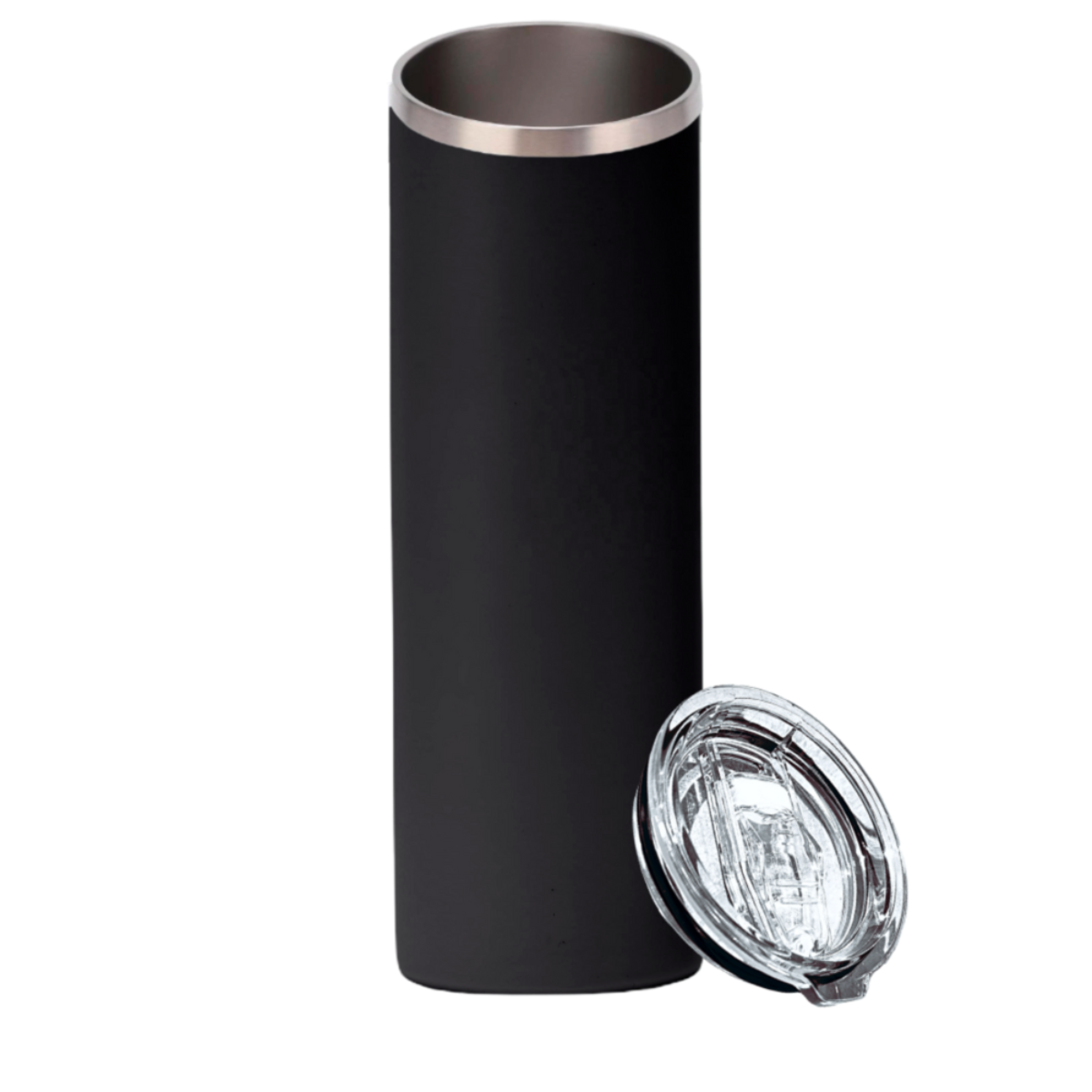 Termo Skinny  591 ml - Doble capa - Origami Home -Negro.