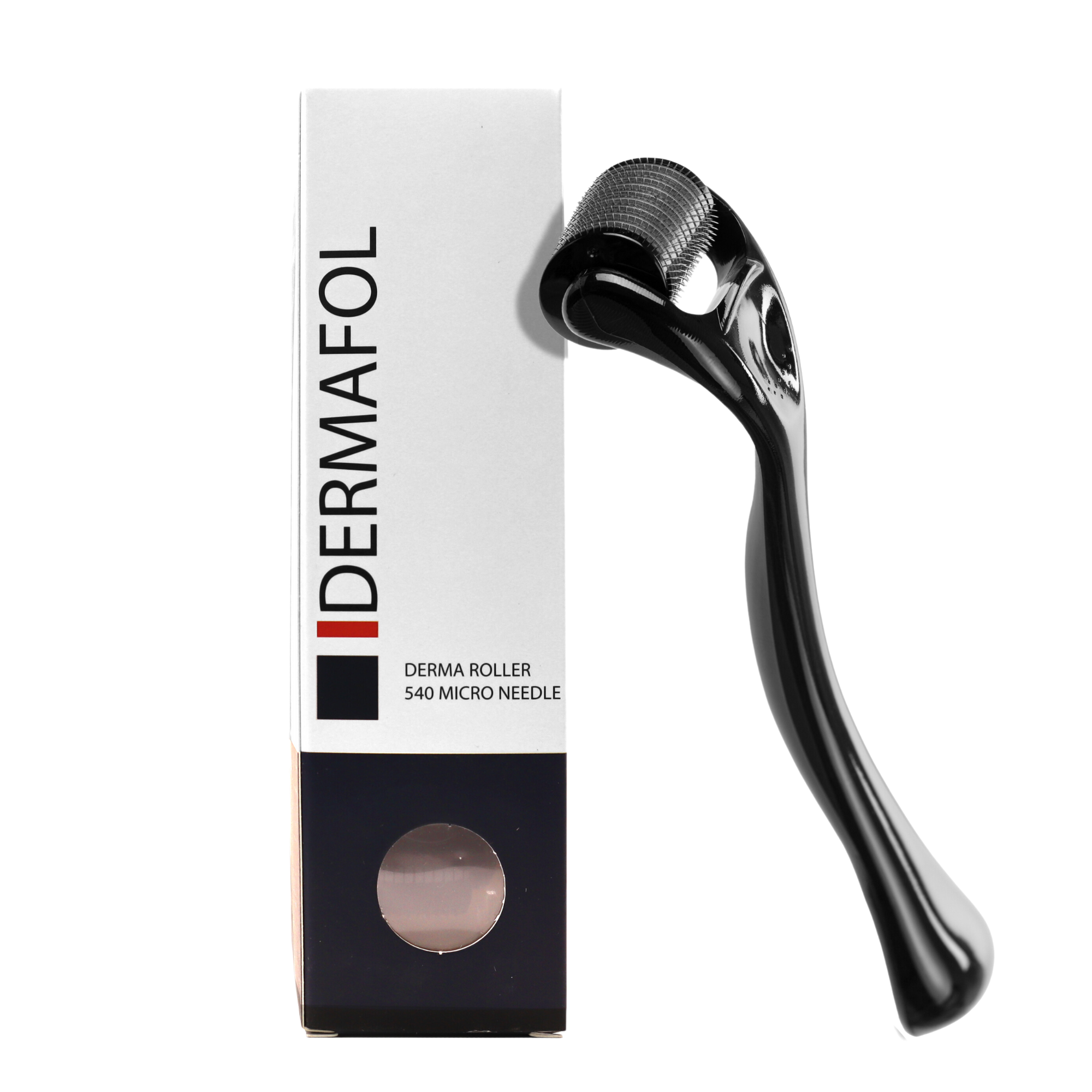 DERMAROLLER RODILLO PARA BARBA DERMAFOL 0.5 MM AGUJA TITANIO.