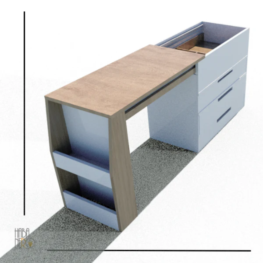 Mueble escritorio inteligente Alba