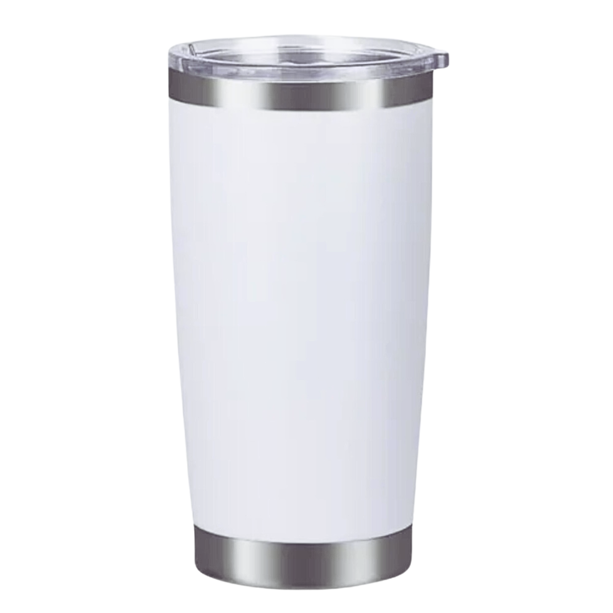 Vaso Térmico -Termo 591 ml Doble Capa Acero Inoxidable Frío Calor Premium -Blanco.